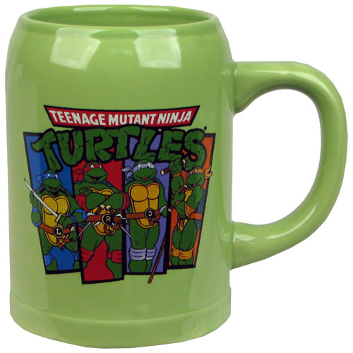 Teenage Mutant Ninja Turtles Green Ceramic Stein